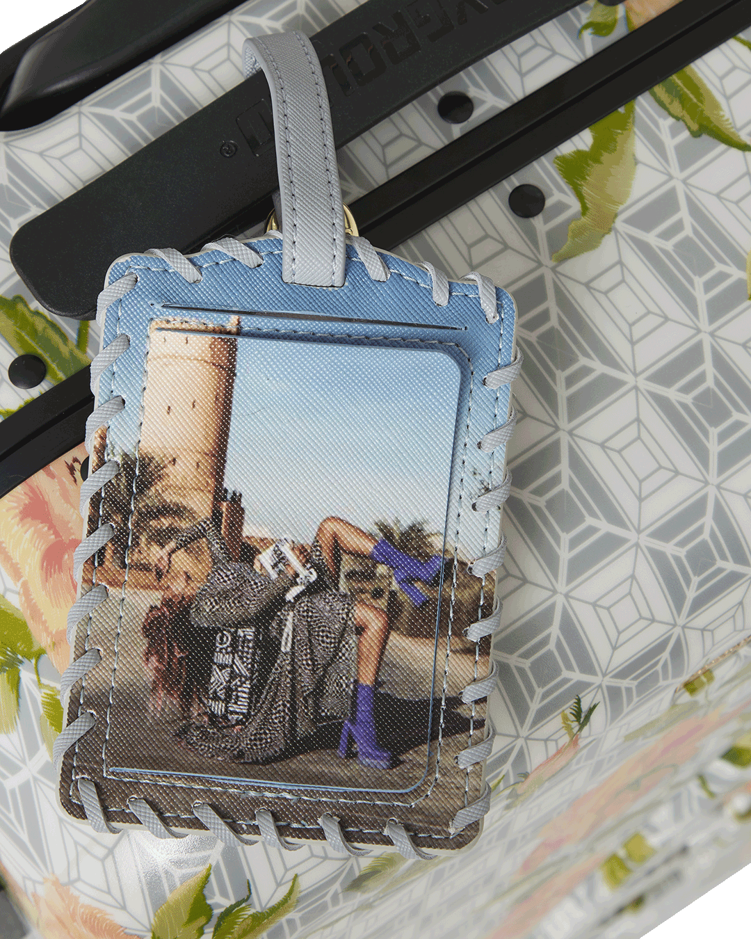 A.i. African Intelligence Elegant Energy Sharkitecture Carry-On Luggage - Sandflower Collab - Image 20