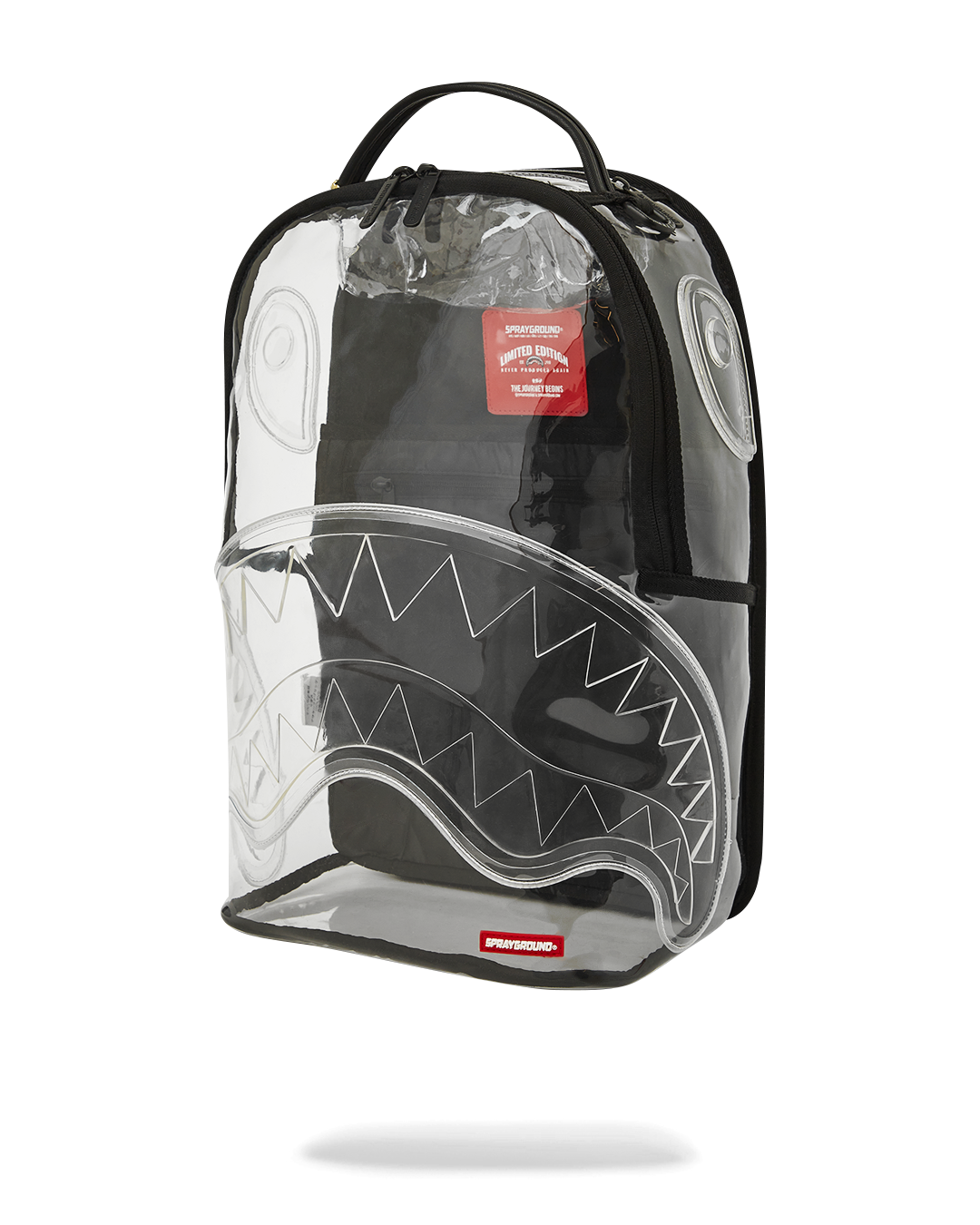 Clear Backpack - Sharks in Paris Bear - Image 19