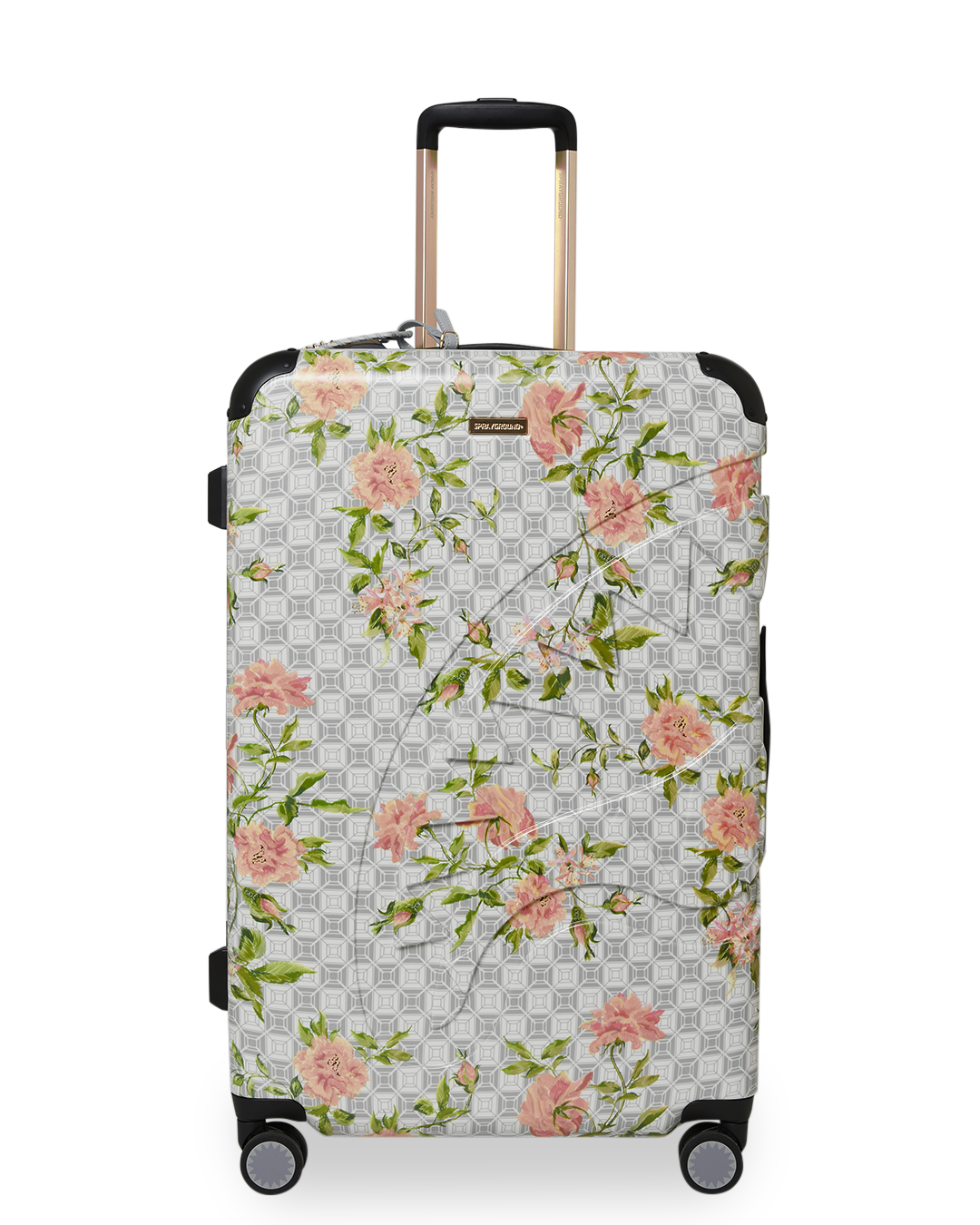 A.i. African Intelligence Elegant Energy Sharkitecture Full Size Luggage - Sandflower Collab - Image 3