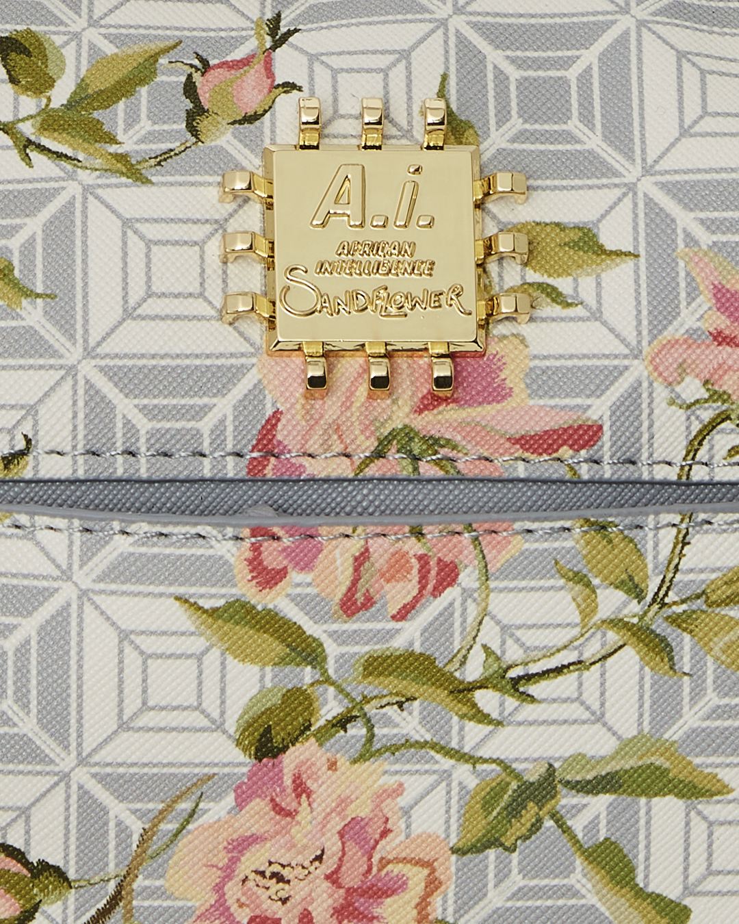 A.i. African Intelligence Elegant Energy Mini Duffle - Sandflower Collab - Image 11