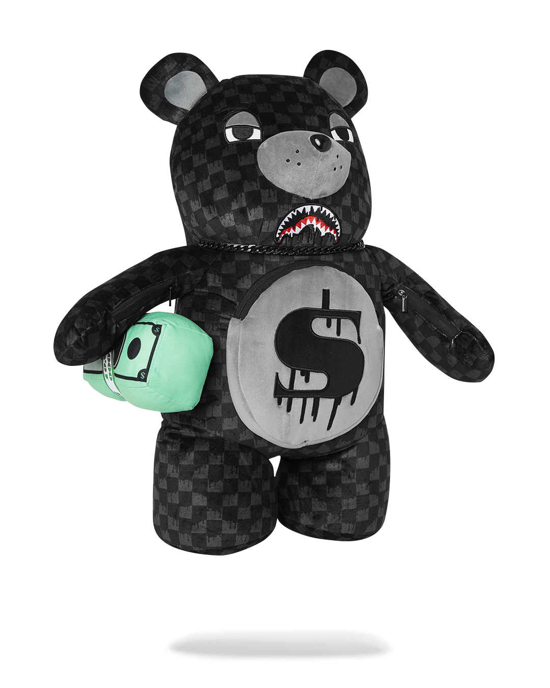 Sharks in Paris Thunderdrip Moneybear Teddybear Backpack - Image 3