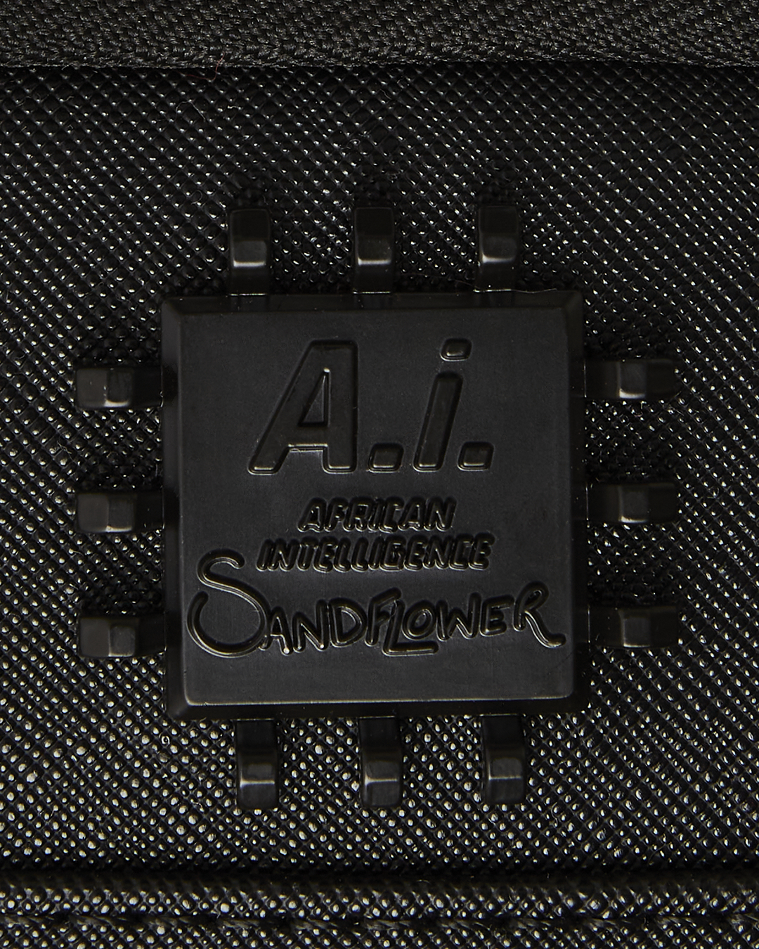 A.i. African Intelligence Sharks of the Gold Ocean Backpack - Sandflower Collab - Image 13