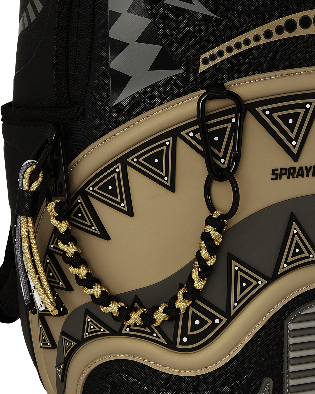 A.i. African Intelligence Sharks of the Gold Ocean Backpack - Sandflower Collab - Image 12