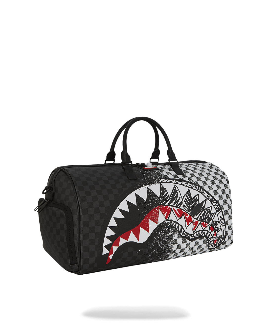 Scribble Dribble Check Duffle - Image 3