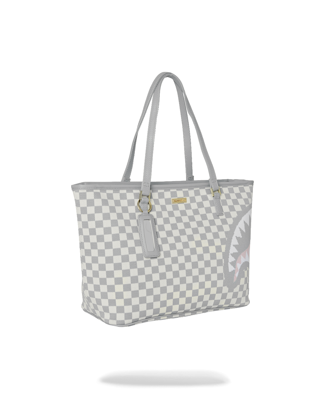 Knit Sharks in Paris in Cream Tote - Image 3