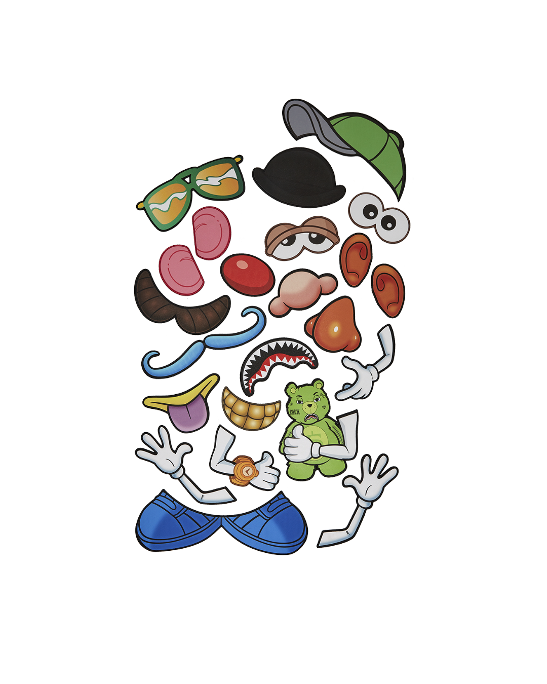 Mr. Potato Head Velcro Patch Mix-It-Up Dlxsv Backpack - Image 22