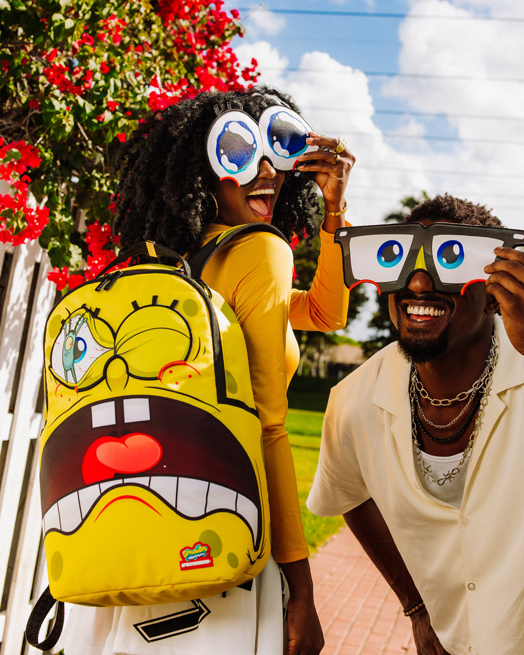 Spongebob Eye Pop Removable Eyes Backpack - Image 6