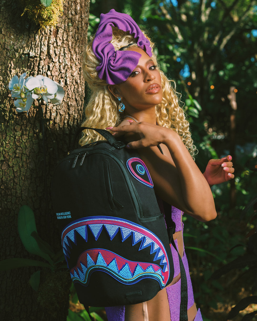 A.i. African Intelligence Born and Raised Backpack - Sandflower Collab - Image 2