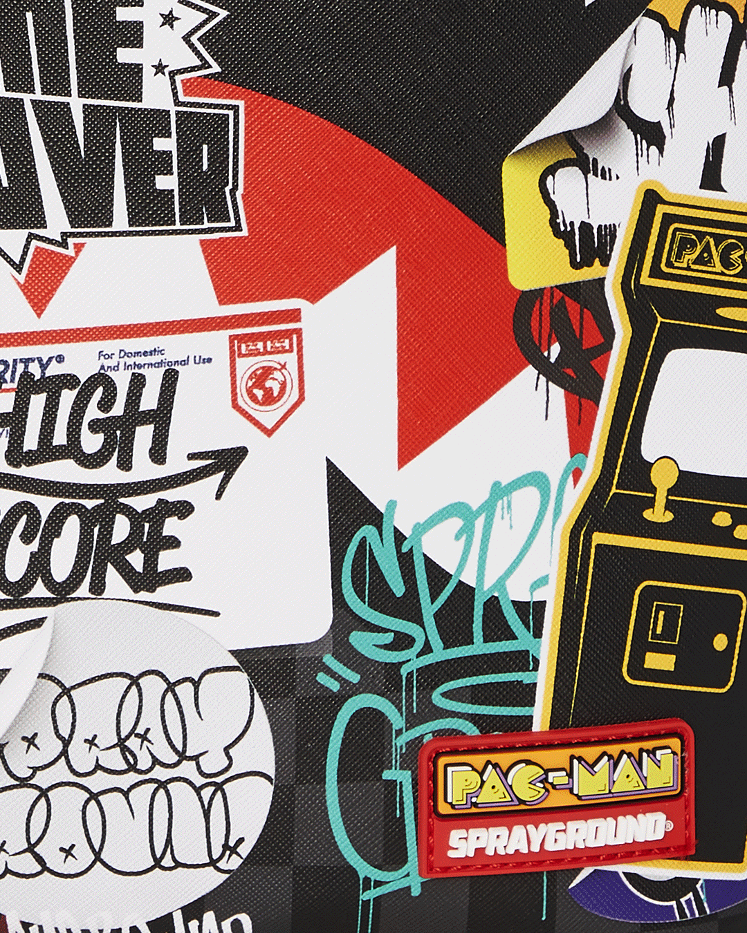 Pacman Leveled-Up Art Backpack - Image 9