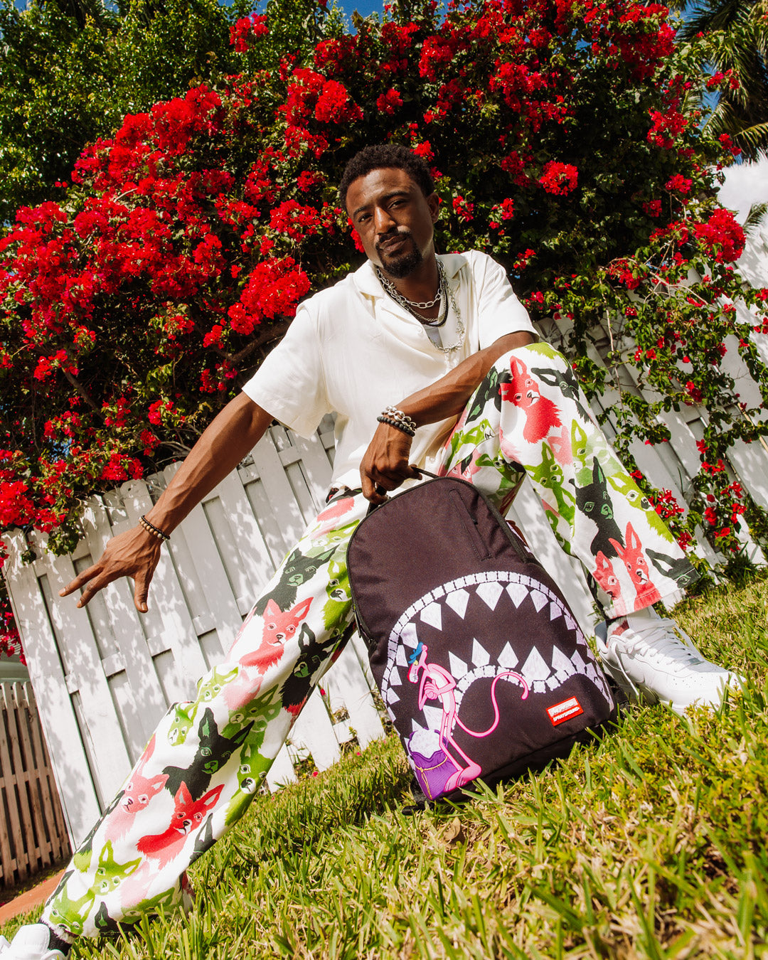 Pink Panther Diamond Bite Backpack - Image 2