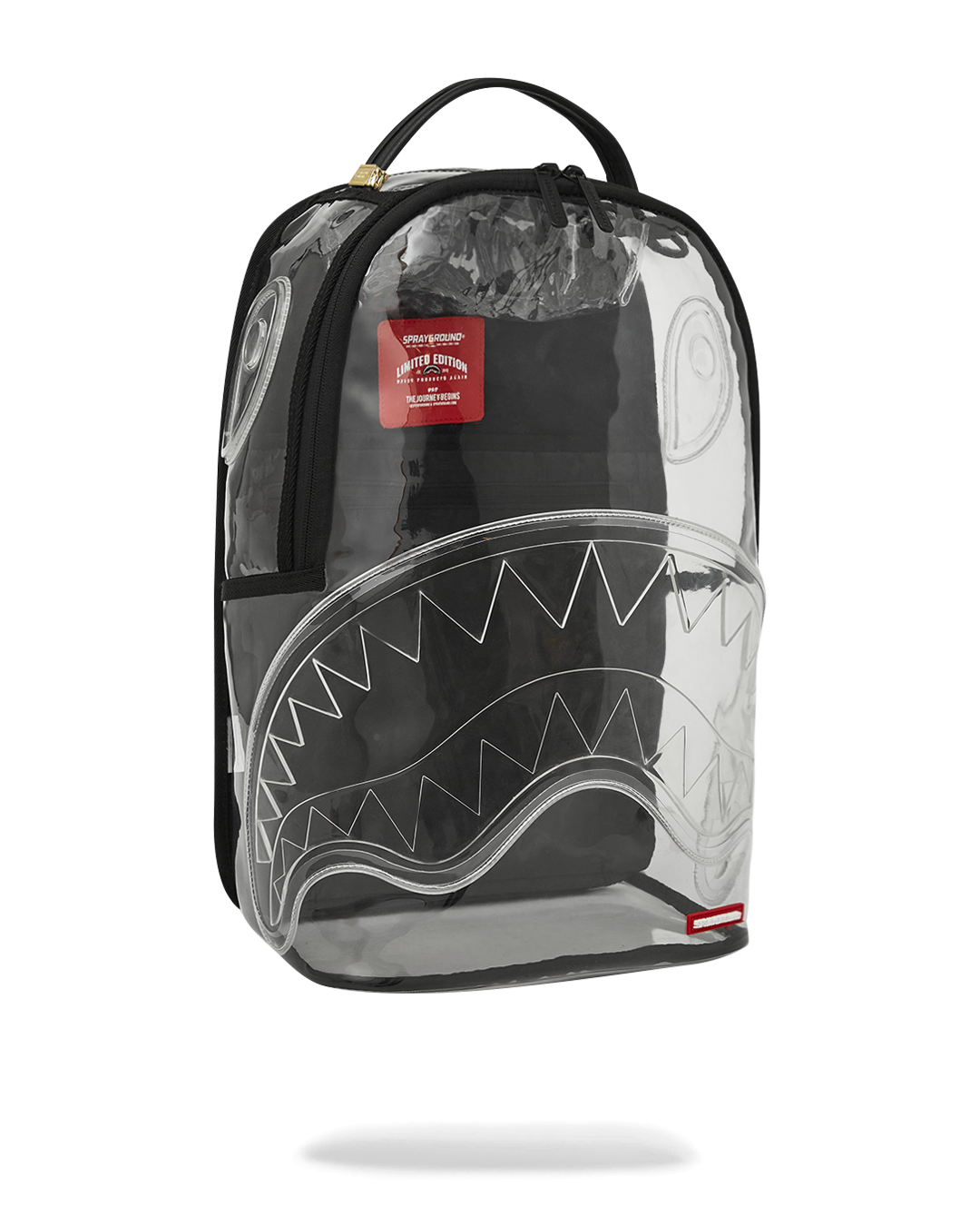 Clear Backpack - Sharks in Paris Bear - Image 17