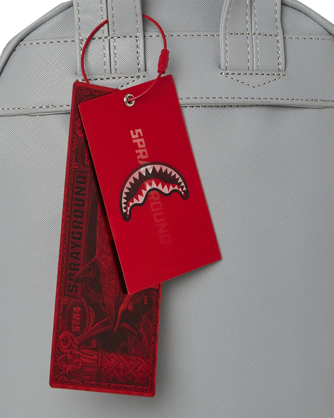 Knit Sharks in Paris in Cream Savage Backpack - Image 11