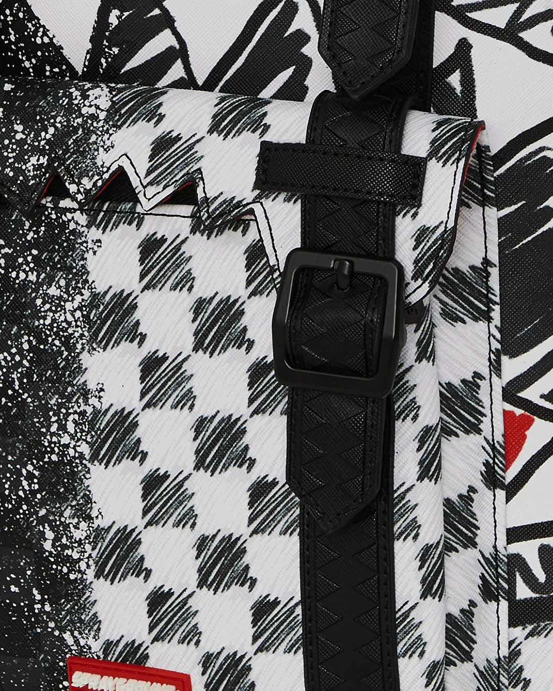 Scribble Dribble Check Hills Backpack - Image 11