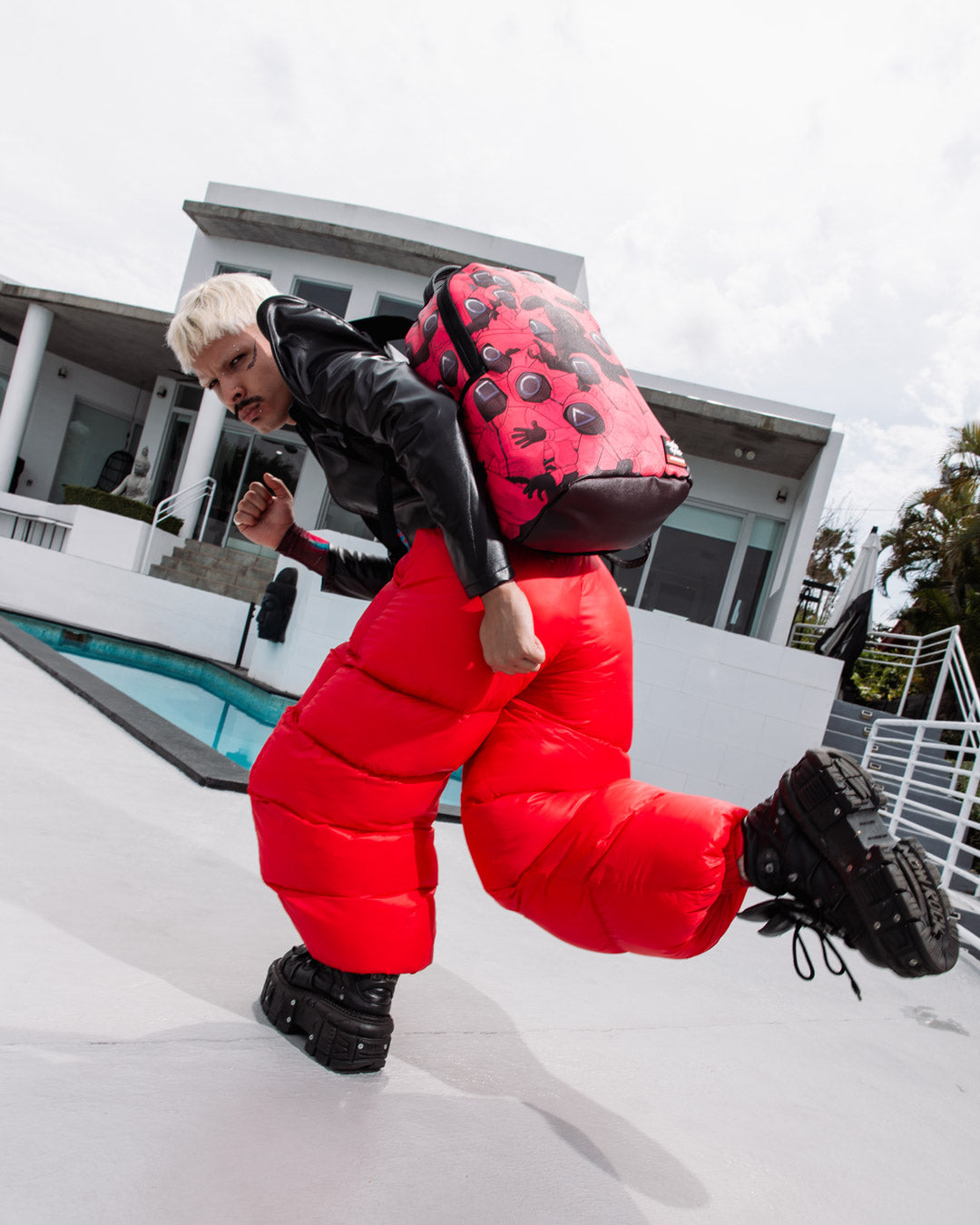 Squid Game Collab Front Man Crew Backpack - Image 8