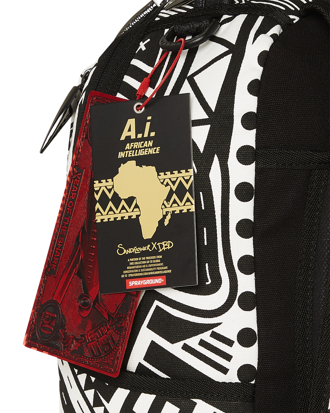 A.i. African Intelligence the Skyhawk Backpack - Sandflower Collab - Image 16