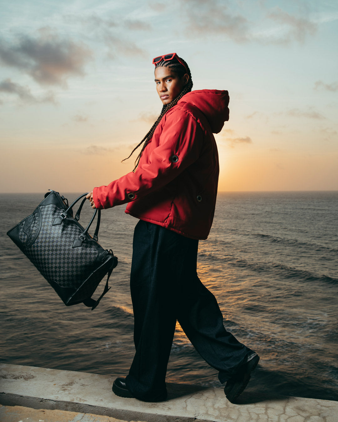 Midnight Chateau Pyramid Duffle - Image 9