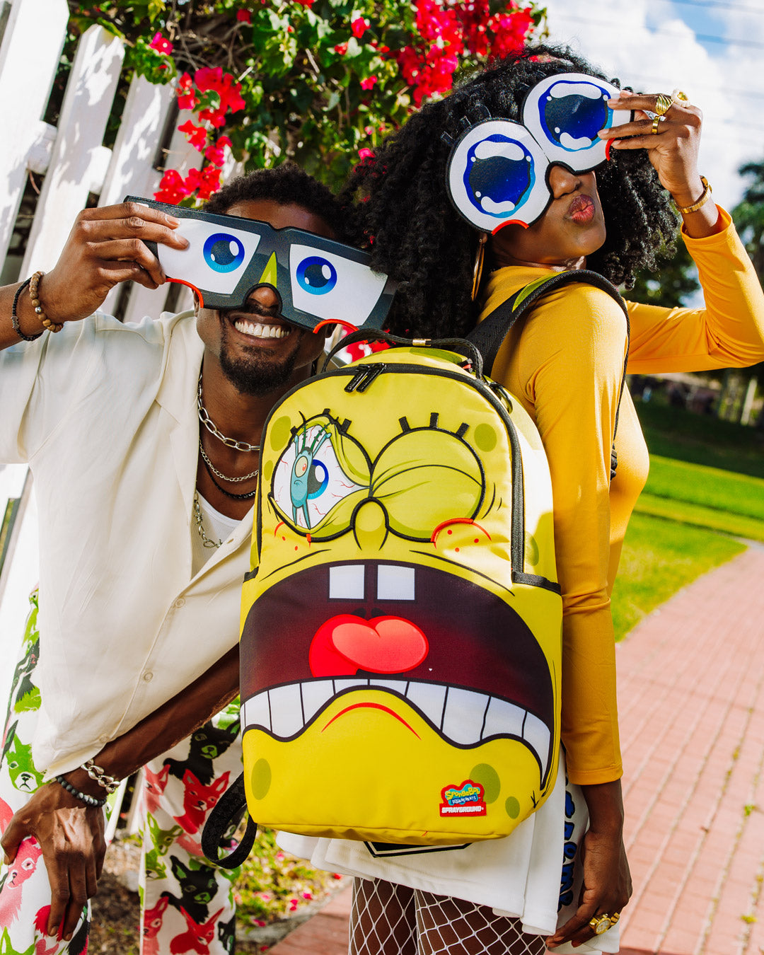 Spongebob Eye Pop Removable Eyes Backpack - Image 8
