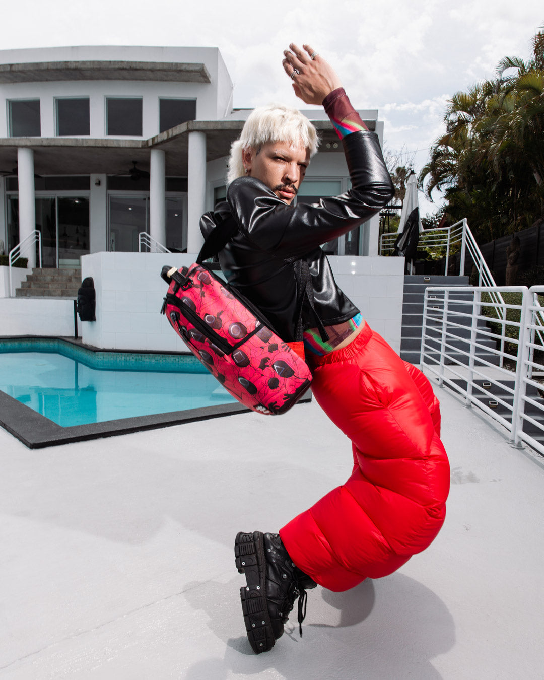 Squid Game Collab Front Man Crew Backpack - Image 6