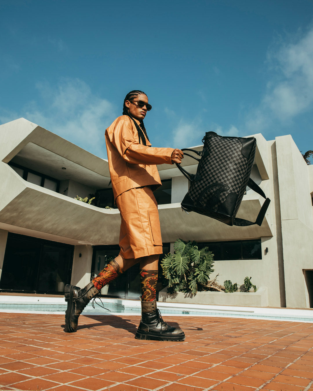 Midnight Chateau Pyramid Duffle - Image 4