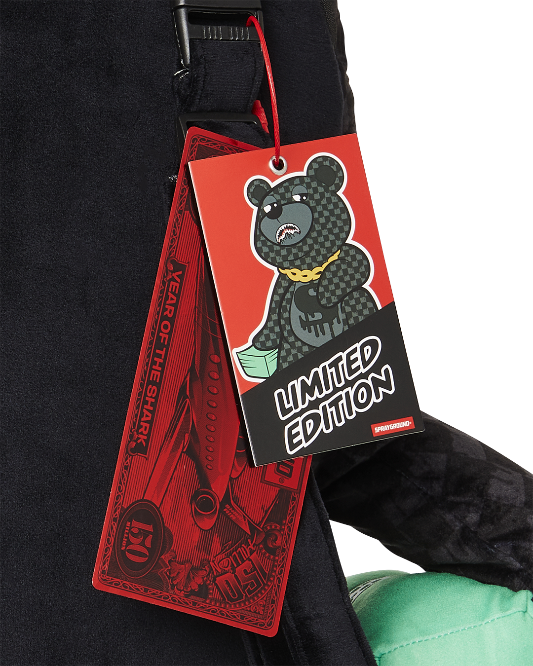 Sharks in Paris Thunderdrip Moneybear Teddybear Backpack - Image 12