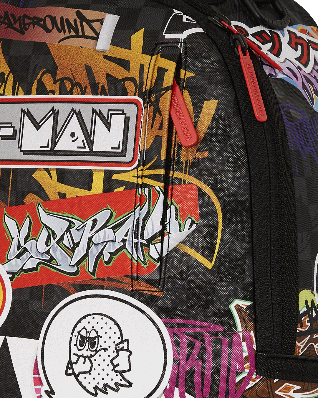 Pacman Leveled-Up Art Backpack - Image 6