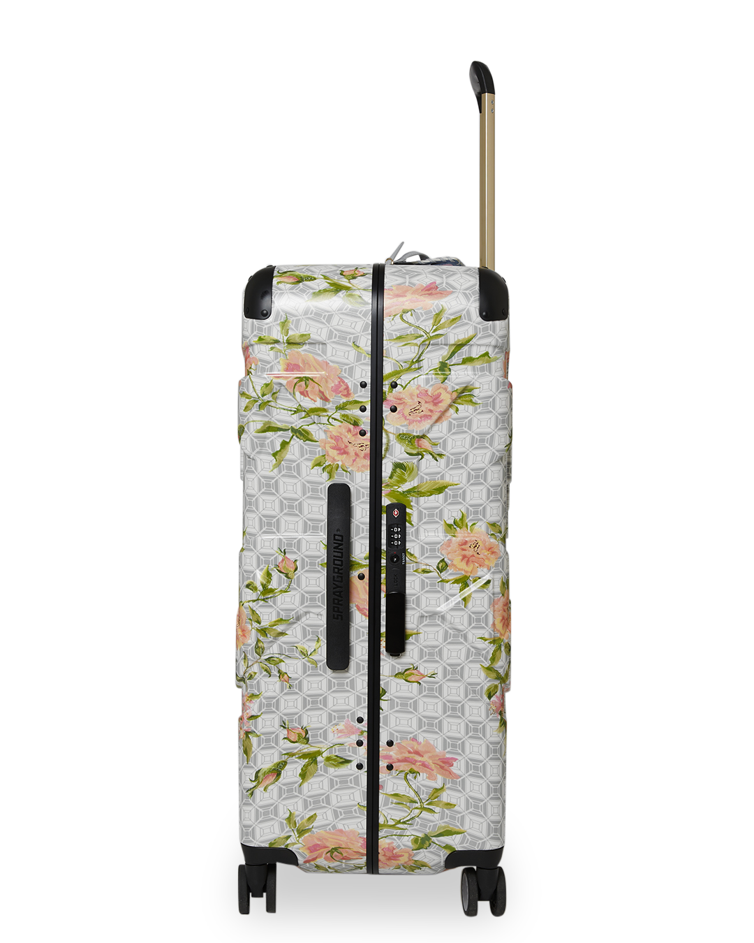 A.i. African Intelligence Elegant Energy Sharkitecture Full Size Luggage - Sandflower Collab - Image 5