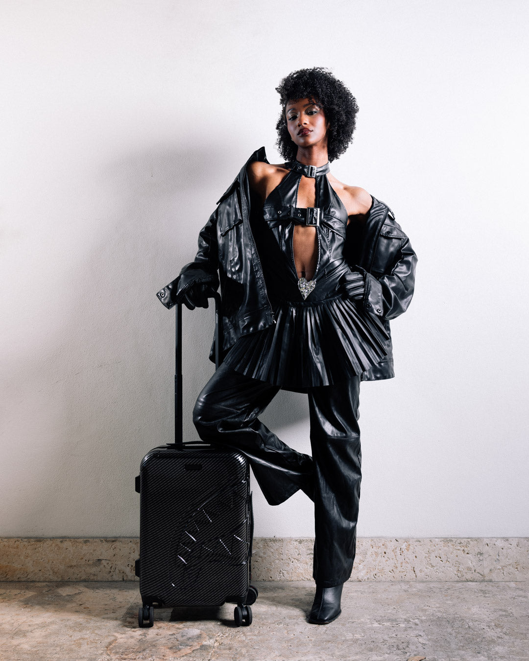 Nightfall Sharkitecture Carry-On Luggage - Image 2