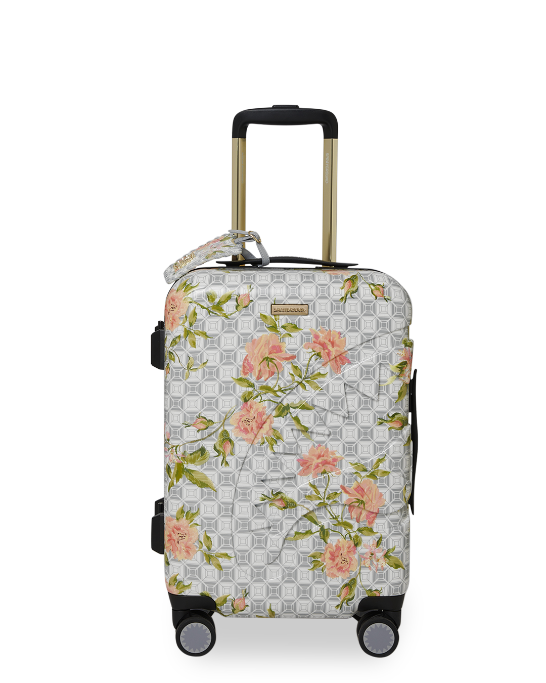 A.i. African Intelligence Elegant Energy Sharkitecture Carry-On Luggage - Sandflower Collab - Image 3