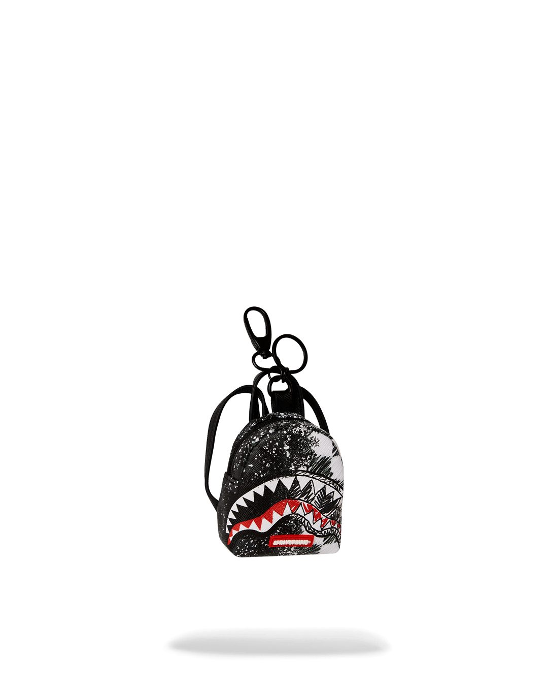 Scribble Dribble Check Backpack Keychain - Image 3