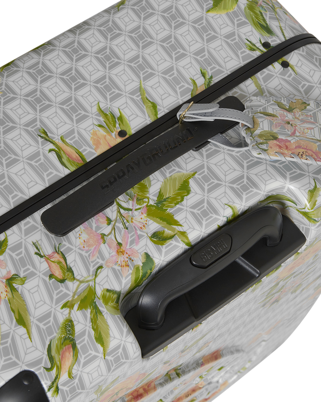 A.i. African Intelligence Elegant Energy Sharkitecture Full Size Luggage - Sandflower Collab - Image 11