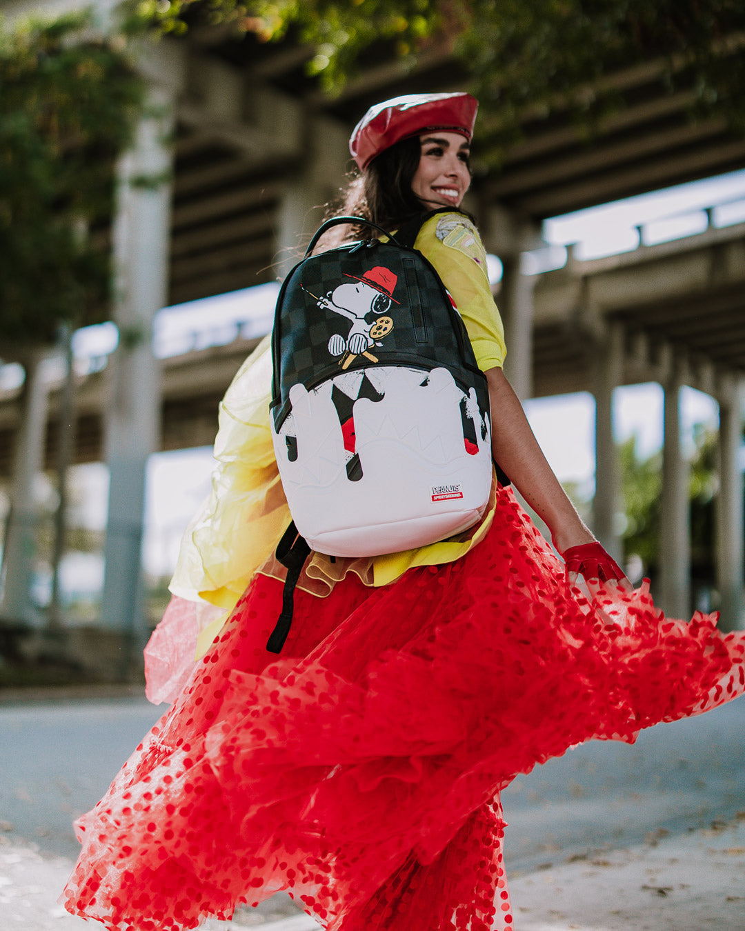 Snoopy Art Bite Dlxsv Backpack - Image 4
