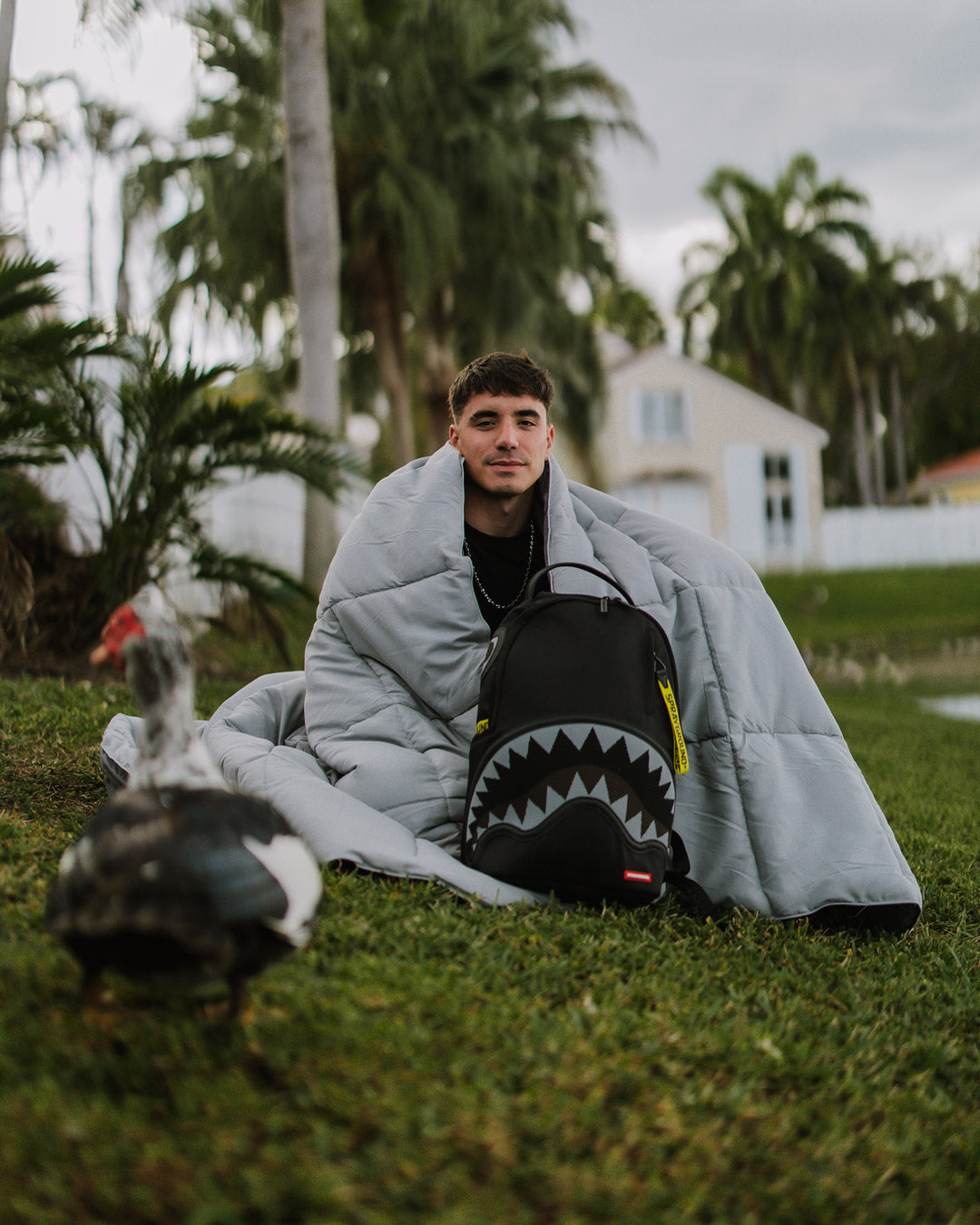 Shark Central Parachute Dlx Satin Backpack - Image 4
