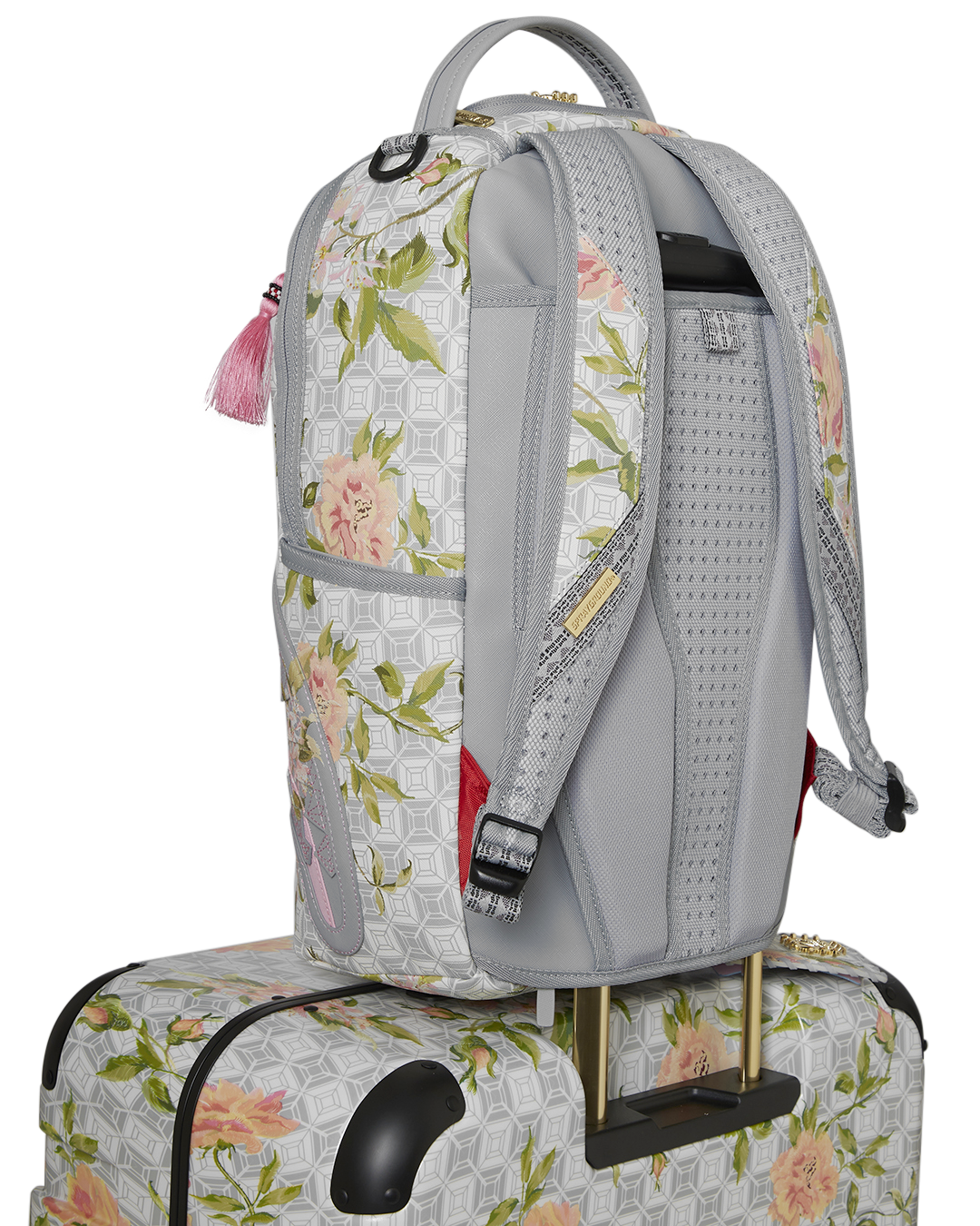 A.i. African Intelligence Elegant Energy Sharkitecture Full Size Luggage - Sandflower Collab - Image 10