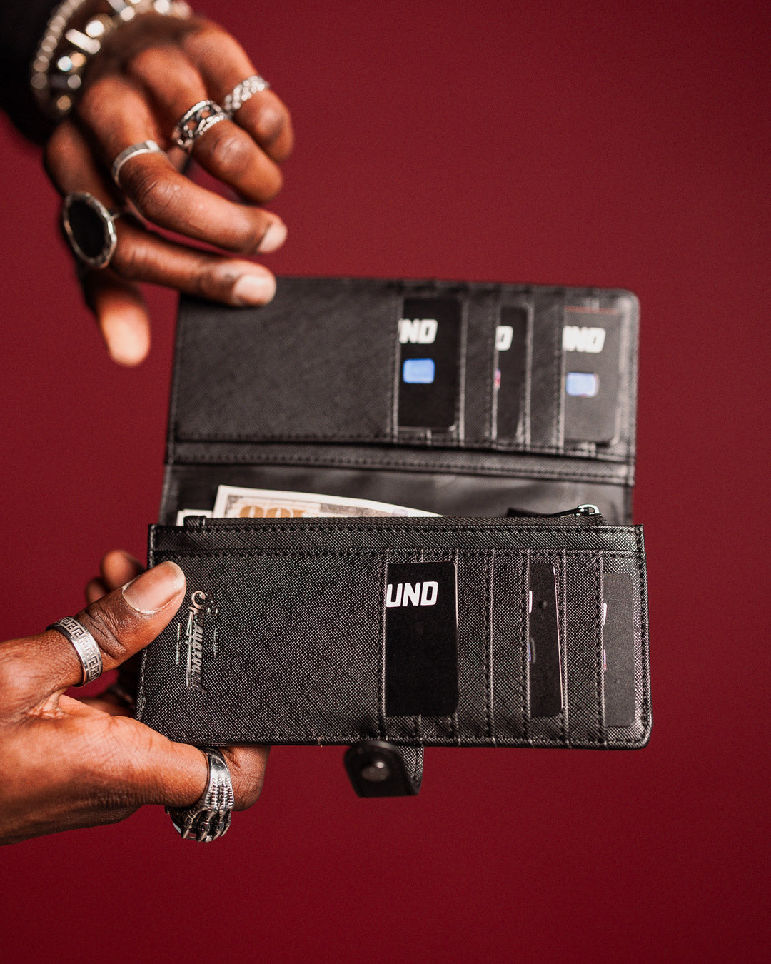 Midnight Chateau Single-Fold Wallet - Image 8