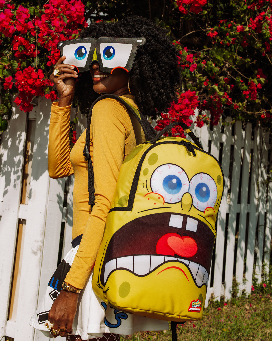 Spongebob Eye Pop Removable Eyes Backpack - Image 2