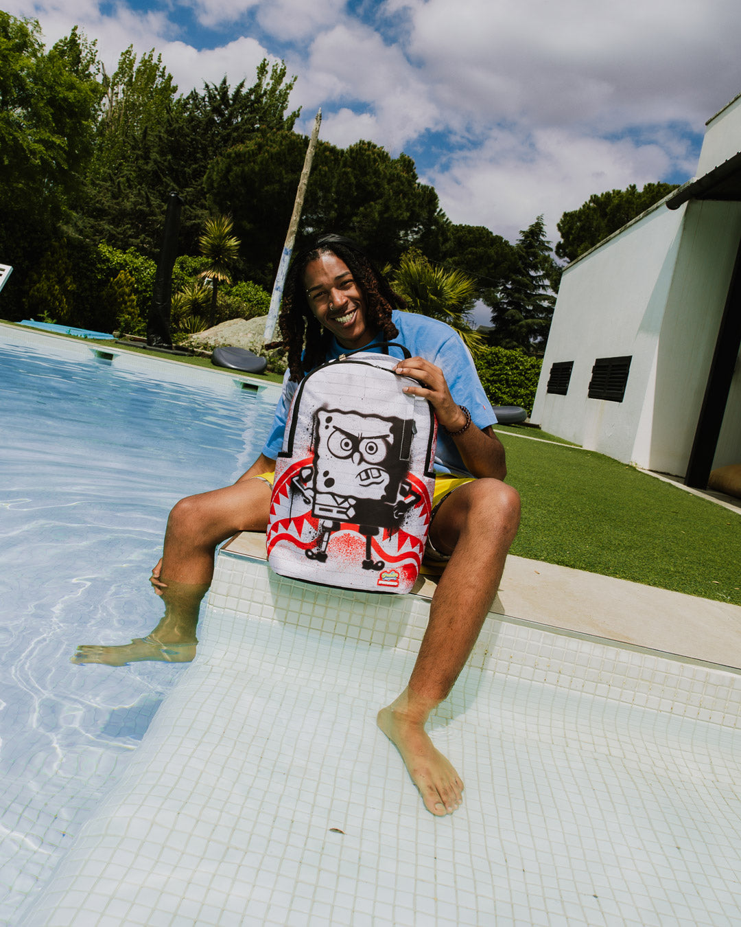 Spongebob Stencil Wall Dlxr Backpack - Image 4