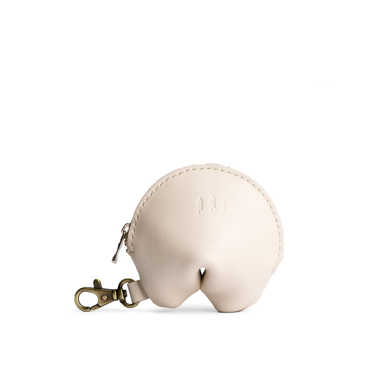 Fortune Cookie Keychain - Bone