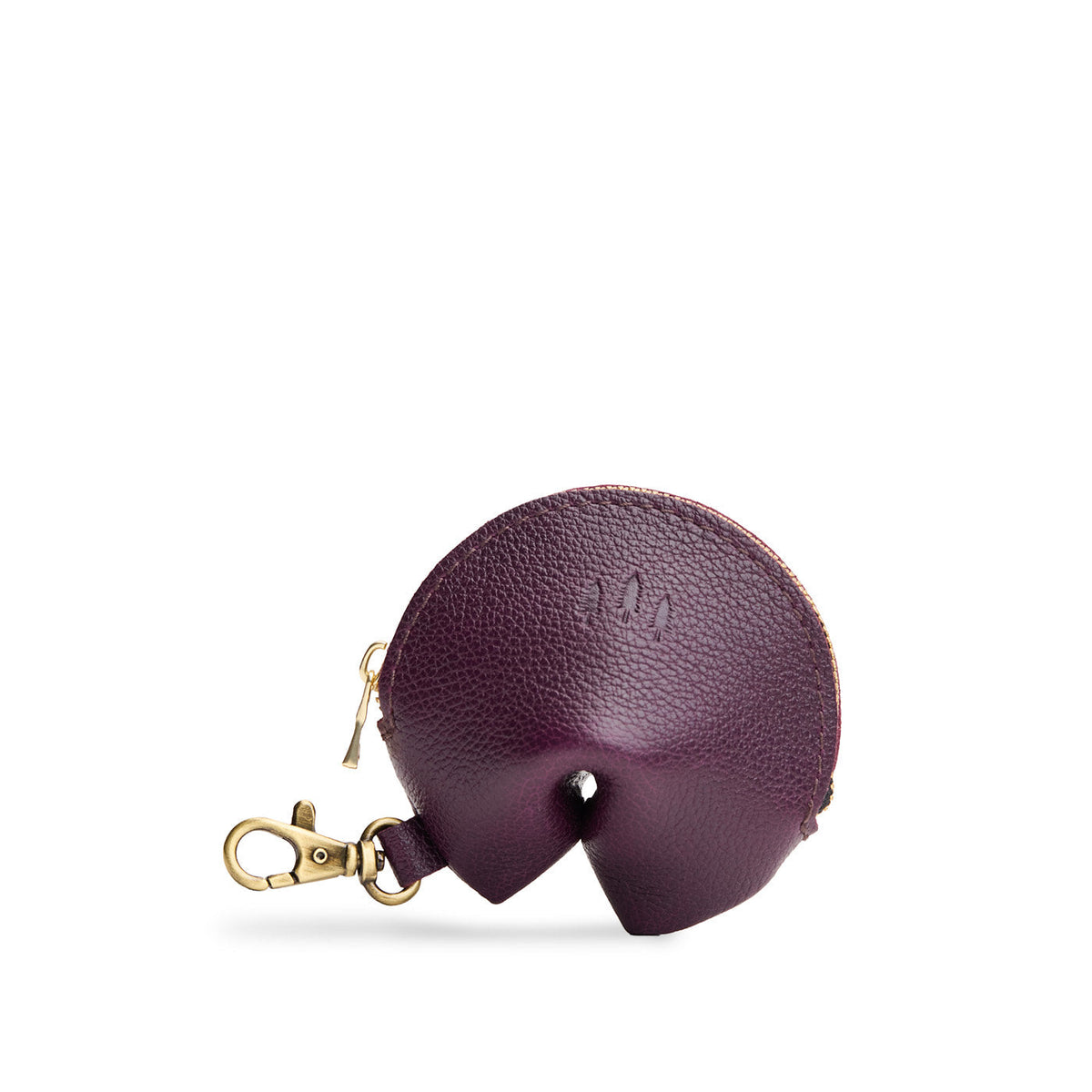 Fortune Cookie Keychain - Plum
