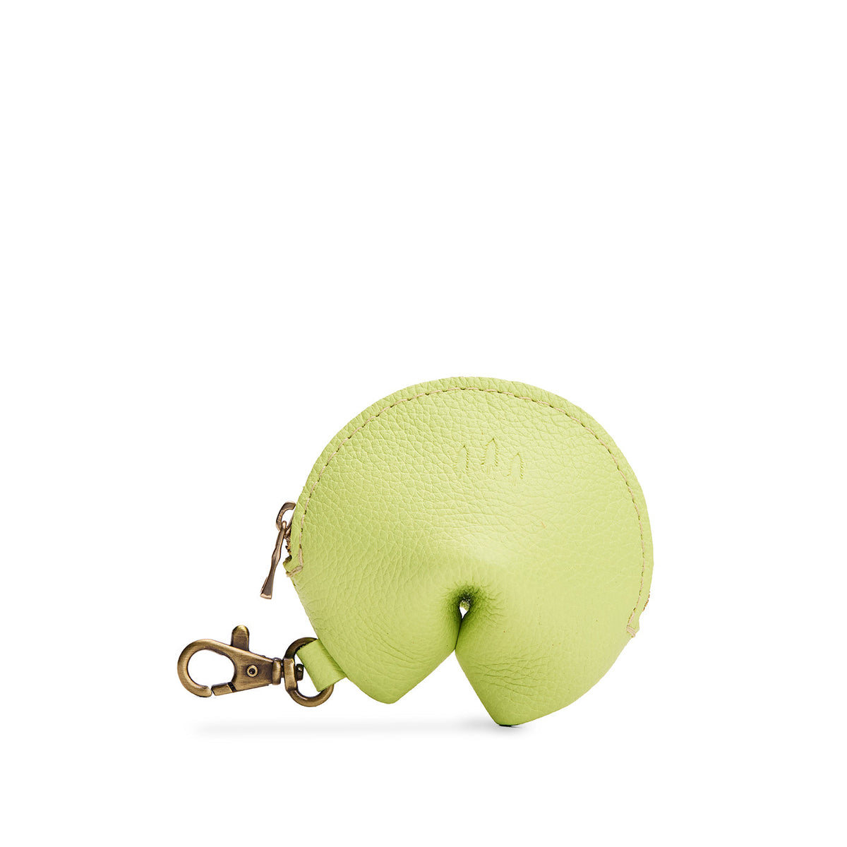 Fortune Cookie Keychain - Shadow Lime