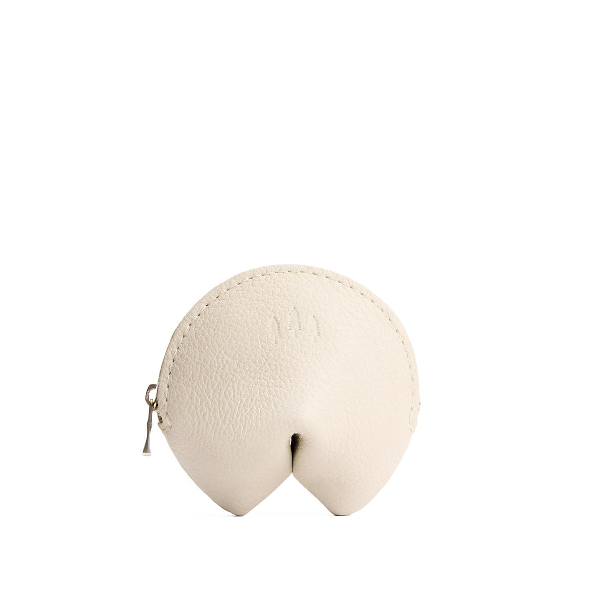 Fortune Cookie Pouch - Pebbled Bone