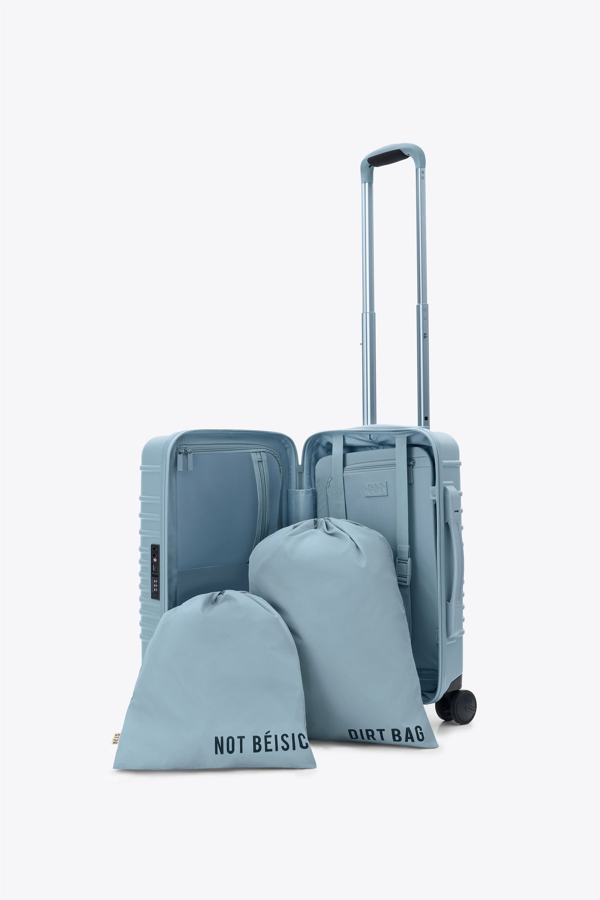 Gap x BÉIS The Small Carry-On Roller in Denim Blue - Image 3