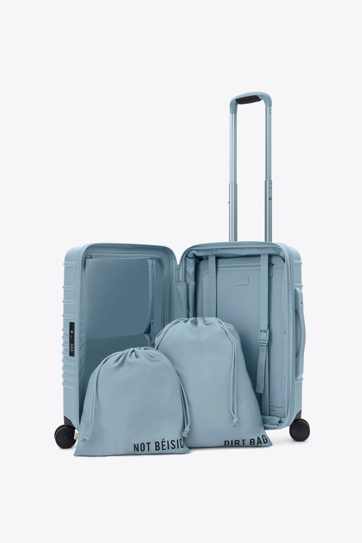 Gap x BÉIS The Carry-On Roller in Denim Blue - Image 3