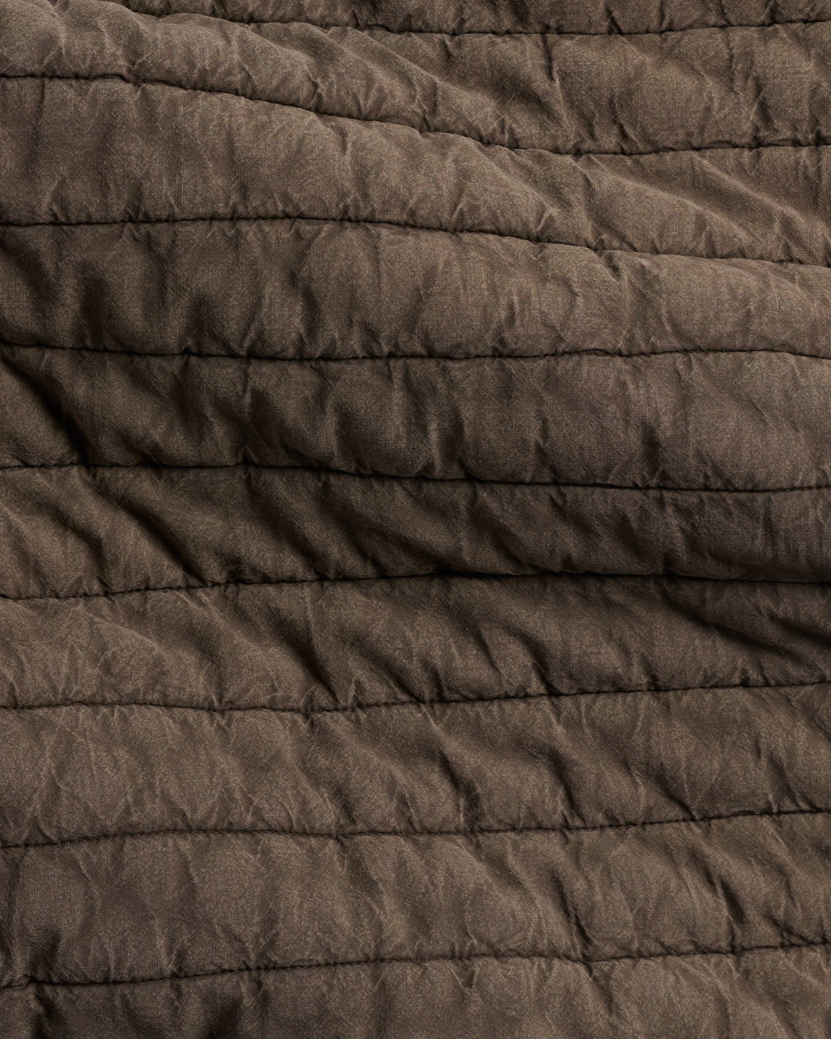 Garment Dyed Channel Sham Set - FINAL SALE (Warm Grey) - Image 3