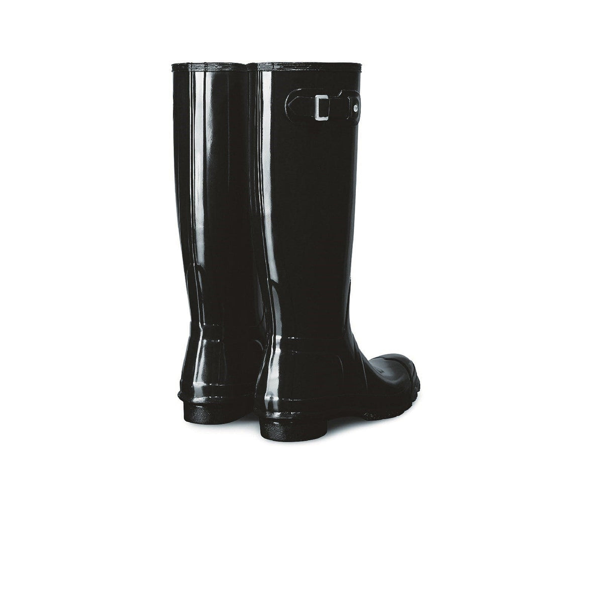 Hunter Original Tall Gloss Wellington Boots - Black - Image 3