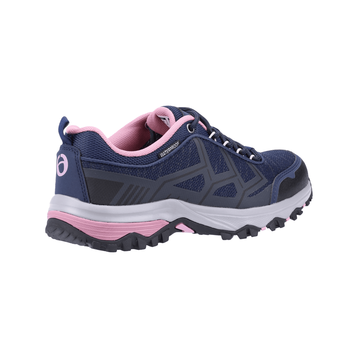 Cotswold Wychwood Recycled Womens Walking Shoe - Navy/Pink - Image 5