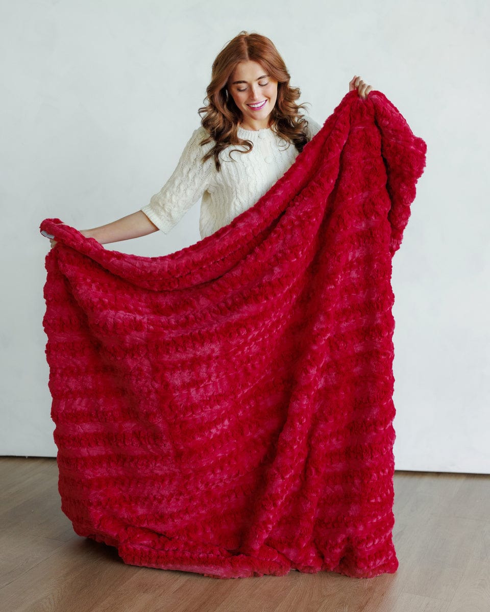 Glossy Ultra Sorbet Red Blanket - Image 2