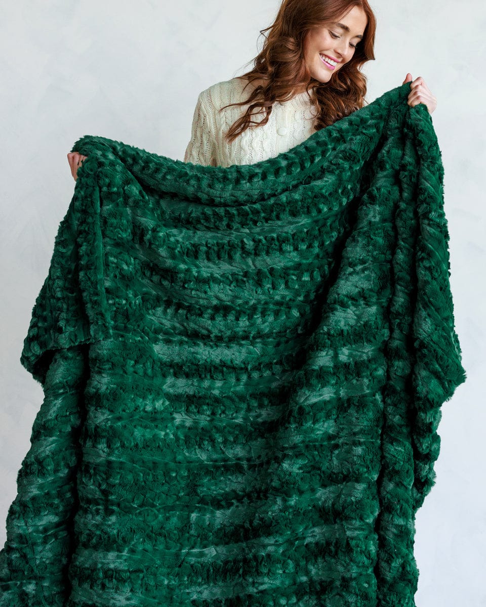 Glossy Ultra Sorbet Evergreen Blanket