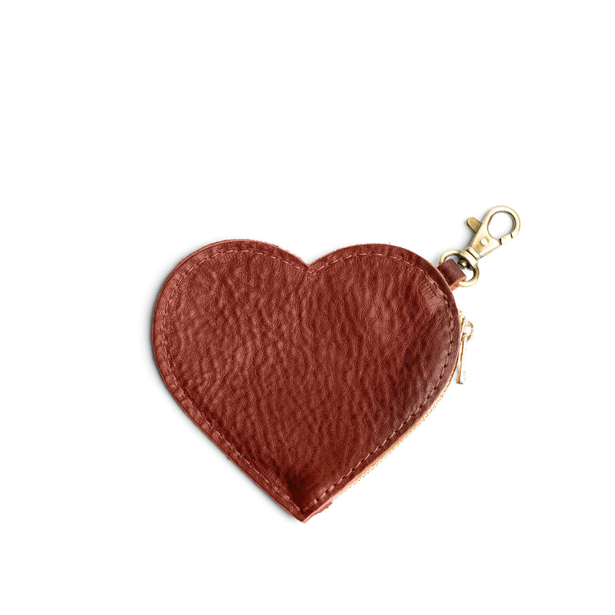 Heart Pouch - Nutmeg