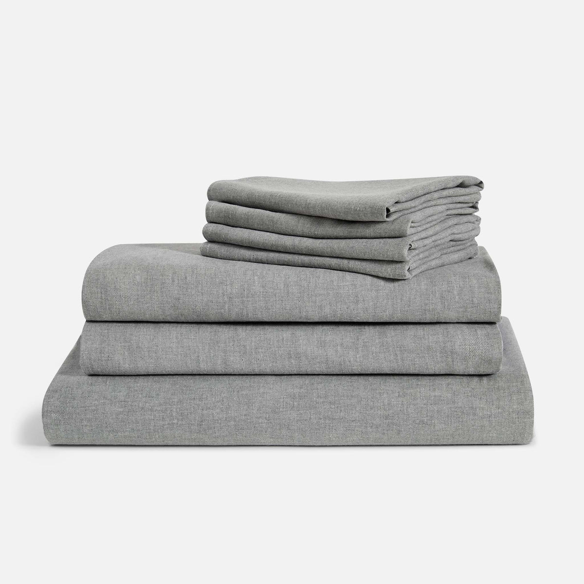Heathered Cashmere Hardcore Sheet Bundle - Charcoal