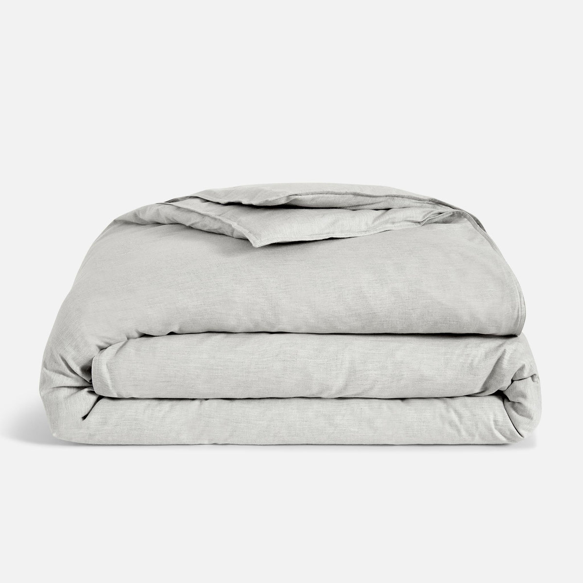 Heathered Cashmere Duvet Cover - Fog
